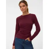 Vero Moda T-shirt 'VMAva Sarah' bordeaux