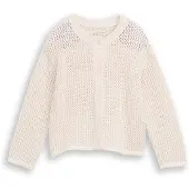 Tom Tailor Cardigan blanc cassé