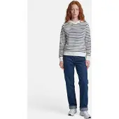 Salzhaut Sweat-shirt 'Bammel' bleu marine / blanc
