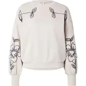 ONLY Sweat-shirt 'ONLBROOKE' greige / noir