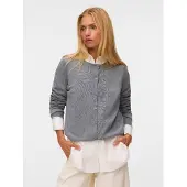 Vero Moda Cardigan 'VMSILJE' gris chiné