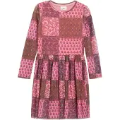 s.Oliver Robe chocolat / pitaya / rose clair / blanc