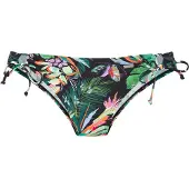 Venice beach Bas de bikini sapin / rose / rouge clair / noir