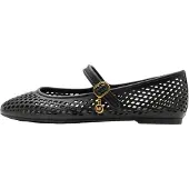 Michael Kors Ballerines à lanières 'NELLIE' noir