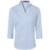 Franco Callegari Chemisier bleu clair / blanc