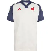 Adidas T-Shirt fonctionnel 'France Rugby' saphir / rouge / blanc cassé