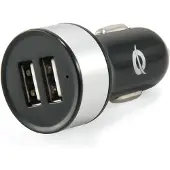 Conceptronic 2 x USB 12 -, Adaptateur pour véhicule, Argent