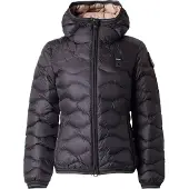 Blauer pour femme. 26WBLDC03033 Veste matelassée Camelia noire (M), Casuel, Polyamide