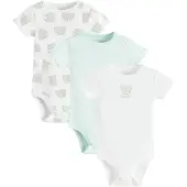 Cool Club Barboteuse / body bleu clair / gris / blanc