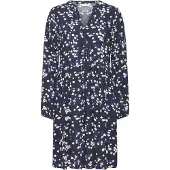 B.young Robe-chemise 'BYJosa' bleu foncé / blanc