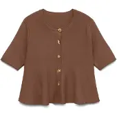 Vero Moda Cardigan 'VMLizzie' marron