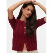 Vero Moda Cardigan 'VMOriane' rouge foncé