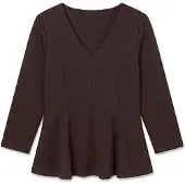 Vero Moda Chemisier 'VMSmilla' marron châtaigne