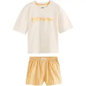 Self. Shorty beige / orange / noir / blanc