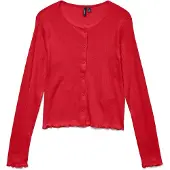 Vero Moda Cardigan 'VMISA' rouge