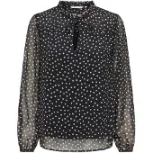 ONLY Chemisier 'ONLDITSY' chamois / noir