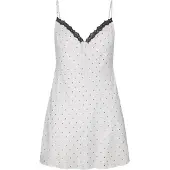 Hunkemoller Déshabillé 'Dolly' noir / blanc