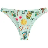 Next Bas de bikini bleu clair / menthe / orange / magenta