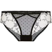 Hunkemoller Culotte noir / blanc