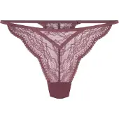 Hunkemoller String 'Isabelle' rouge foncé