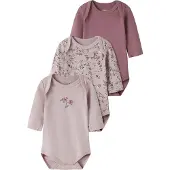 Name it Barboteuse / body olive / lilas / mauve
