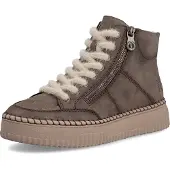Rieker Damen High Top Sneaker Braun