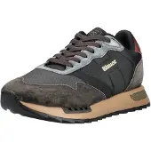 Blauer Baskets basses brun foncé / anthracite / gris foncé / noir