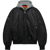 Superdry Veste mi-saison 'Ma1' gris / noir
