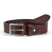 Howard London Ceinture 'Leather Belt Roger Dark Brown' brun foncé