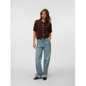Vero Moda Cardigan 'VMElly' brun foncé