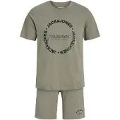 Jack & Jones Survêtement 'JJBENSON' olive / vert foncé