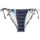 Next Bas de bikini bleu clair / bleu foncé / chocolat / blanc