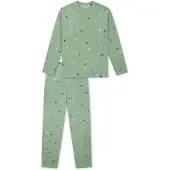 Schiesser Pyjama ' Nightwear ' vert pastel