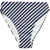 Next Bas de bikini bleu marine / blanc