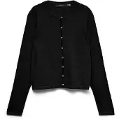 Vero Moda Cardigan 'VMHOLLY KARIS' noir chiné