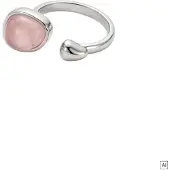 Purelei Bague 'Natural Grace' rose / argent