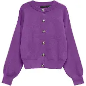 Vero Moda Cardigan 'VMNOELLA' violet foncé