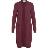 Vila Cardigan 'VIRil' rouge foncé