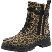 Marco Tozzi Bottines à lacets sable / roseau / noir