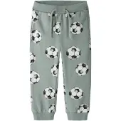 Name it Pantalon 'NMMLOUIE' jade / noir / blanc