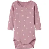 Name it Barboteuse / body 'NBFLAUREL' crème / vert / mauve
