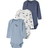 Name it Barboteuse / body saphir / bleu clair / menthe / blanc cassé