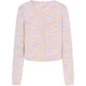 Mymo Cardigan jaune / mélange de couleurs