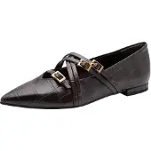 Tamaris Ballerines à lanières brun foncé