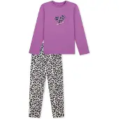 Schiesser Pyjama ' Nightwear ' baie / noir / blanc