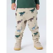 Name it Pantalon 'NMMNARIS' beige clair / opal / marron / vert foncé