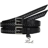 Karl Lagerfeld Ceinture noir / argent