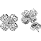 Purelei Boucles d'oreilles 'Cuore' argent