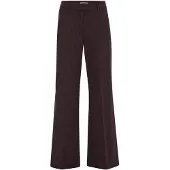We fashion Pantalon à plis noisette / lie de vin