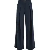We fashion Pantalon à pince marine